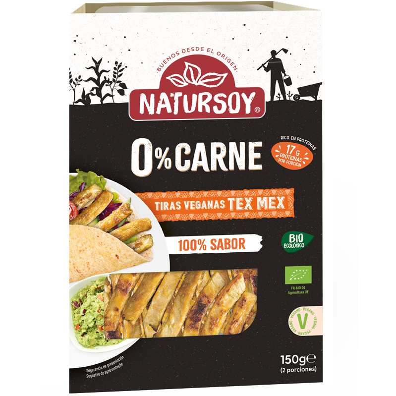 Natursoy - tires veganes Tex-Mex